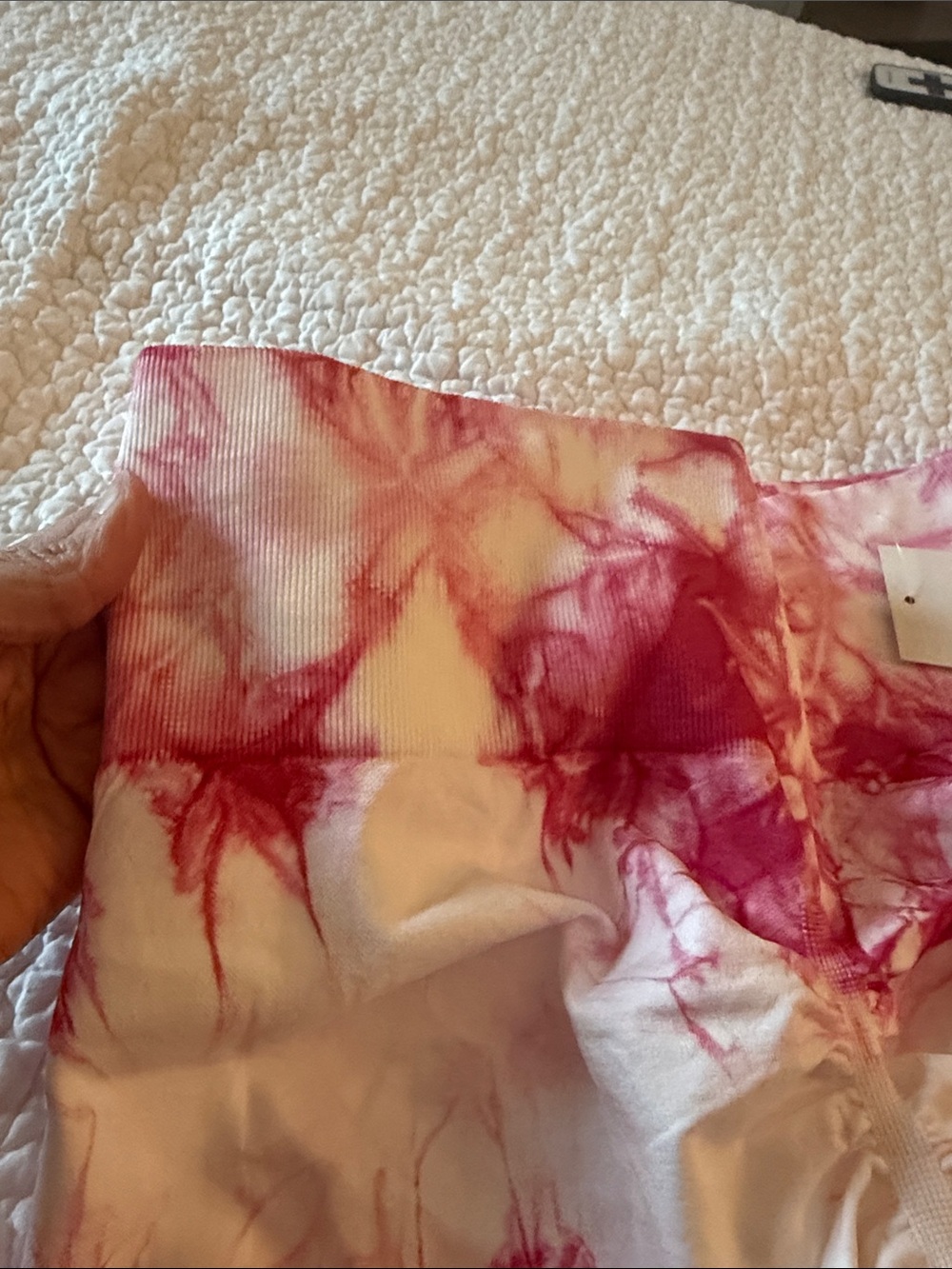 CUTIE BOOTIE tye dye spandex shorts ! Sz Large. NEW !!! - Picture 4 of 7